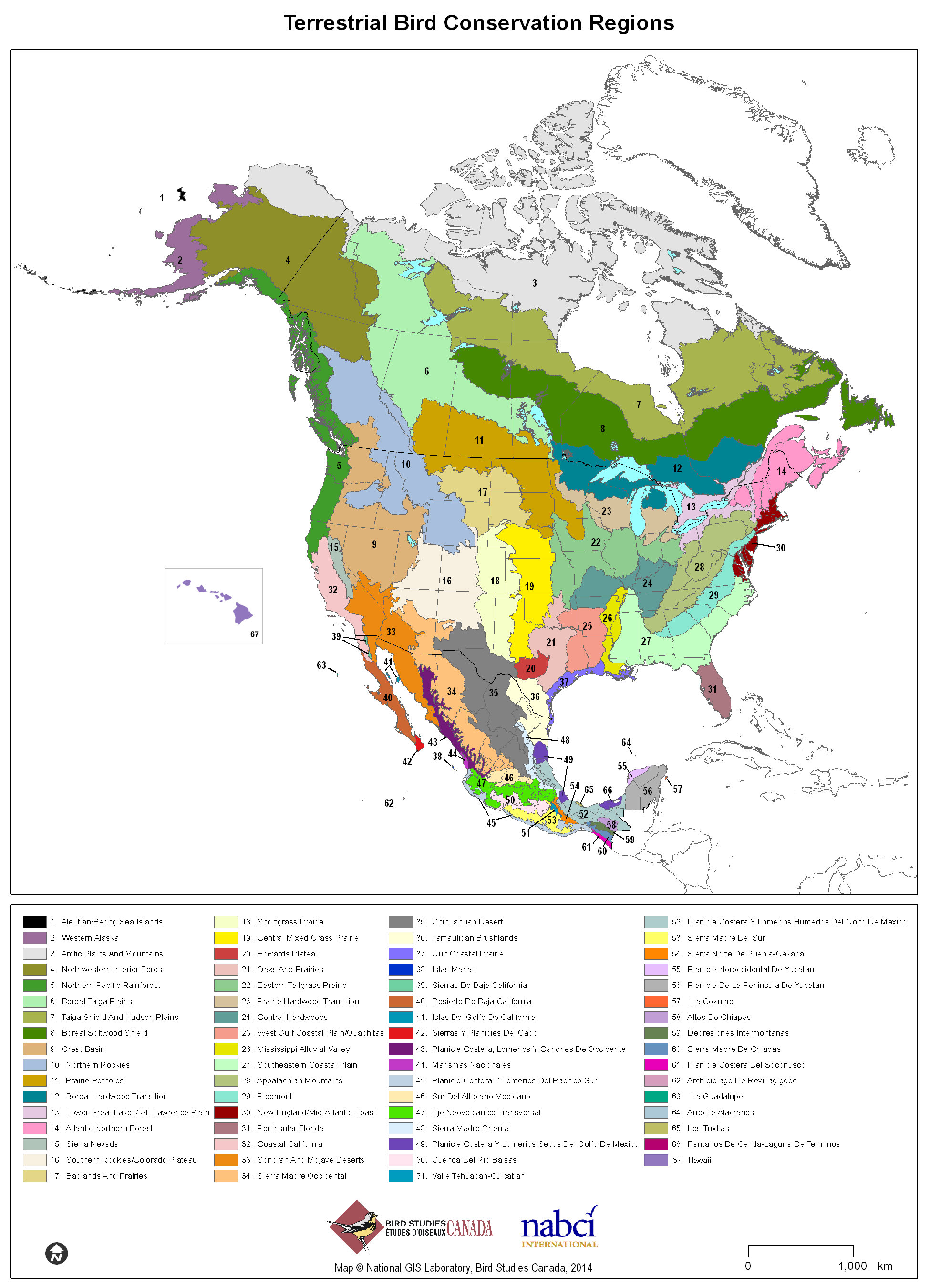 BCR Map Provided by NABCI